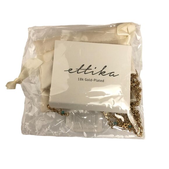 Ettika Starlight Dreamer Choker and Lariat Choker Necklace Set 18K Gold Plated - Picture 3 of 4